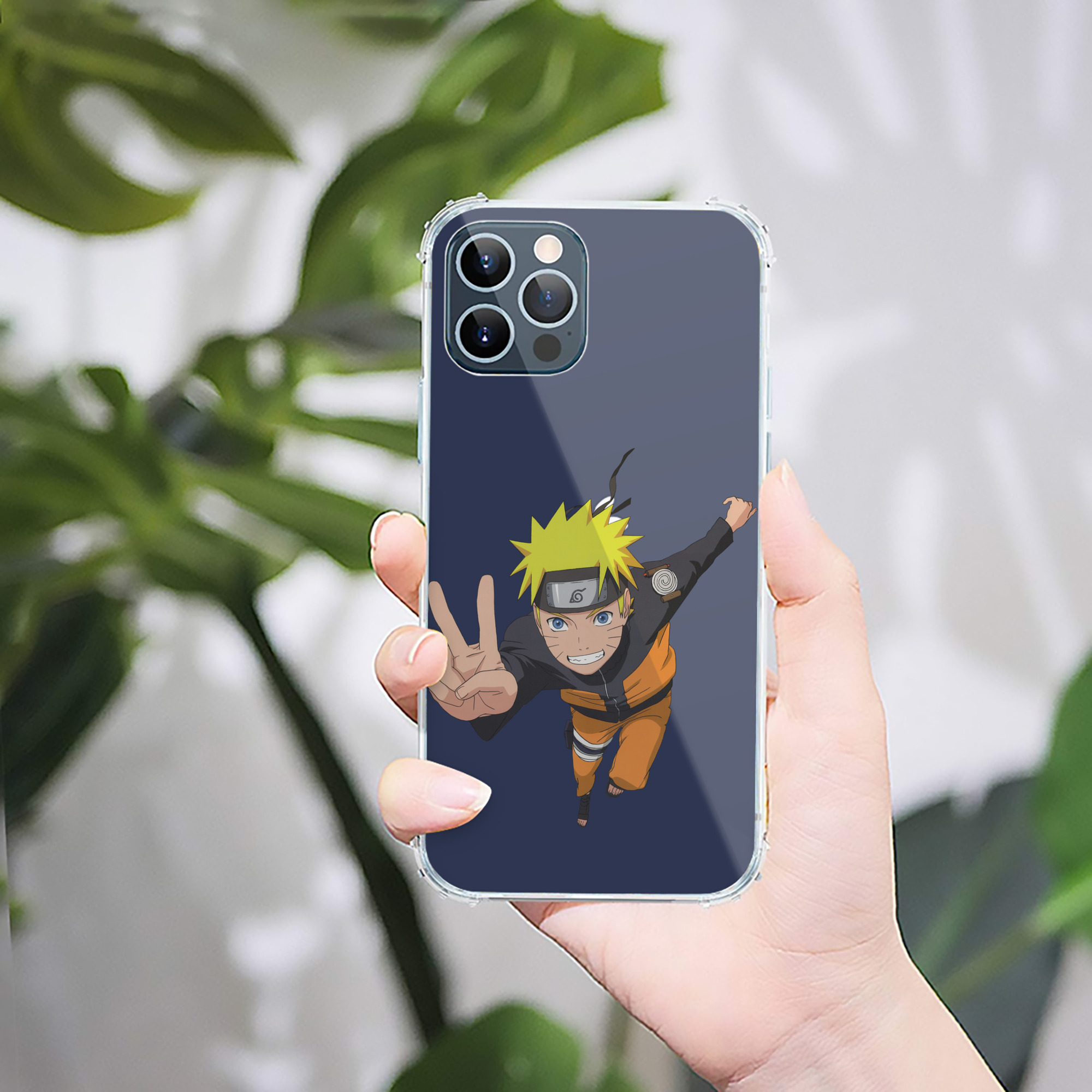 （画像用） NARUTO -ナルト- うずまき ナルト Uzumaki Naruto 【iPhone 12シリーズ対応】透明スマホケース（クリアソフトケース）